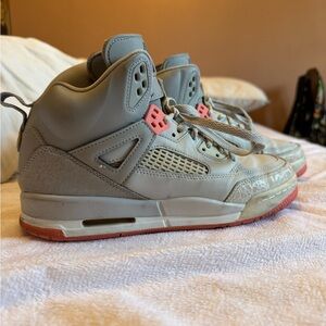 Jordan Kids Sneakers Gray and Pink